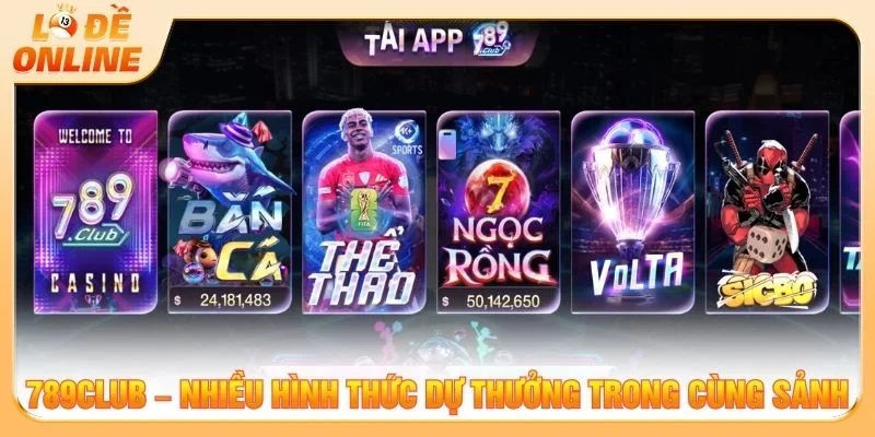 789Club cung cấp nhiều game giải trí liên quan đến lô đề