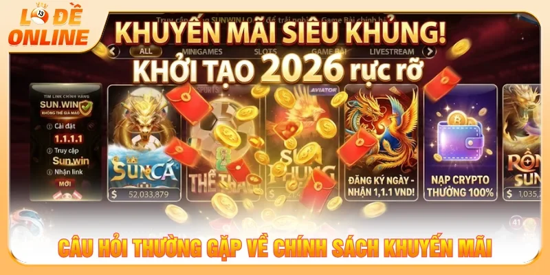 Câu hỏi thường gặp khi tham gia và nhận khuyến mãi