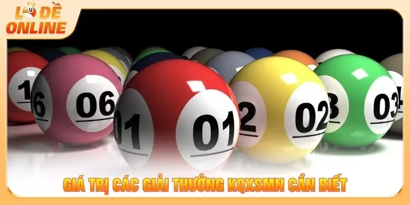 Giá trị các giải thưởng KQXSMN cần biết