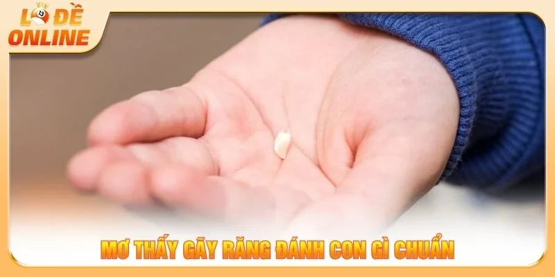 Mơ thấy gãy răng đánh con gì chuẩn