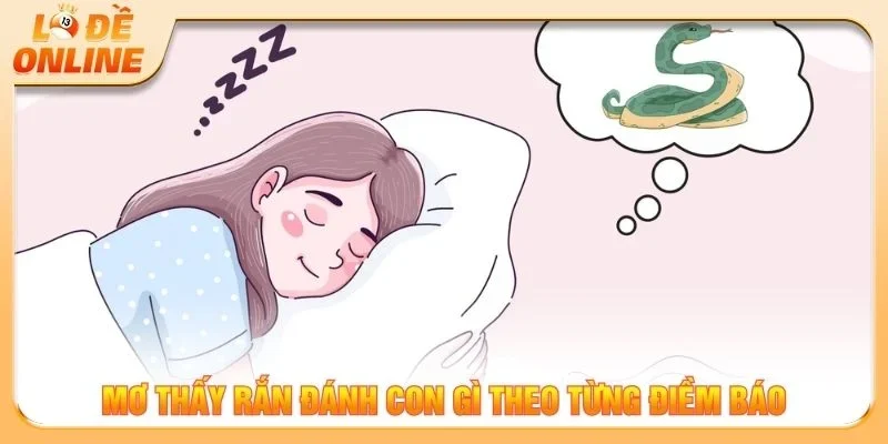Mơ thấy rắn đánh con gì theo từng điềm báo