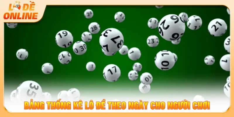 Mỗi thống kê lô đề theo ngày gợi ý các dãy con số chi tiết