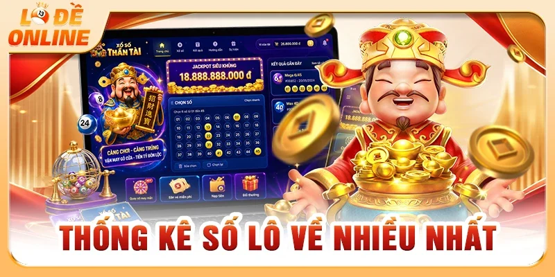 Thống kê số lô về nhiều nhất