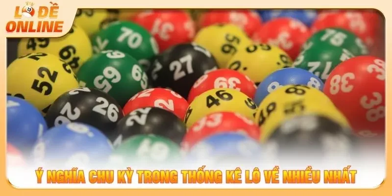 Ý nghĩa chu kỳ trong thống kê lô về nhiều nhất